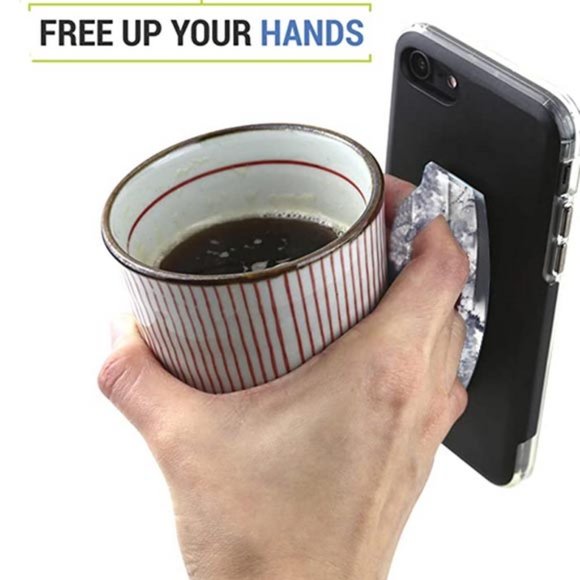 Gear Beast Universal Cell Phone Grip - Ultra Slim Elastic Finger Holder & Phone - Picture 2 of 2